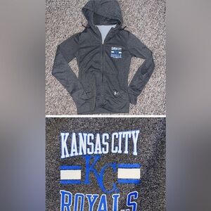 UA “Storm” KC Royals baseball zip hoodie small​